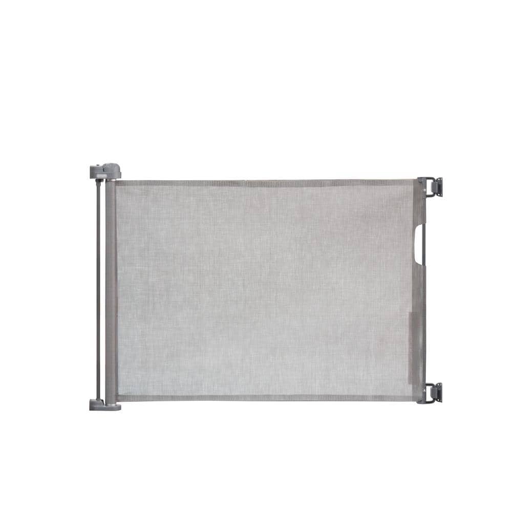 Regalo 30 in. Tall Gray Retractable Mesh Safety Gate -  1850 G DS
