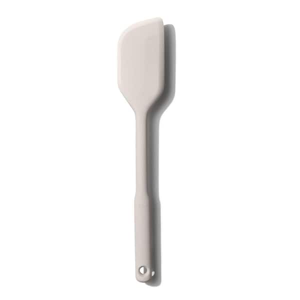 OXO Large Heavy Duty Silicone Spatula in Oat 11281100 - The Home Depot
