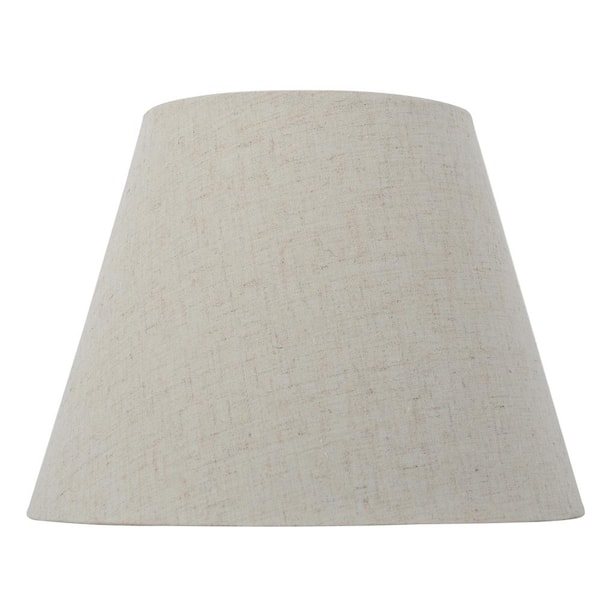 Oatmeal Round Accent Lamp Shade Ds17983, White Lamp Shades At Home Depot