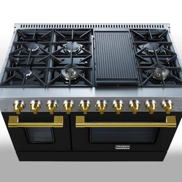 JANSKA Professional Series 48 in., 8-Burners, Freestanding