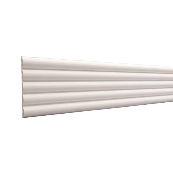 Ornamental Mouldings 5 In. X 0.438 In. X 96 In. Primed Poplar Wood ...