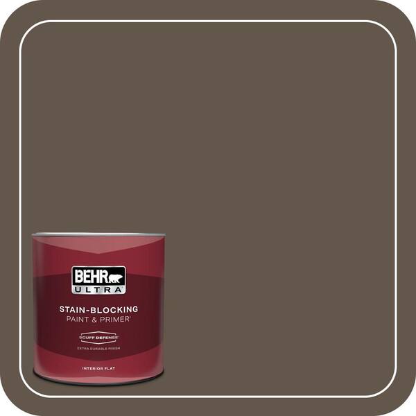 BEHR ULTRA 1 qt. #ECC-44-3 Osprey Extra Durable Flat Interior Paint & Primer