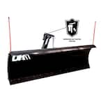 82 in. x 19 in. Heavy-Duty Universal Mount T-Frame Snow Plow Kit with Actuator and Wireless Remote