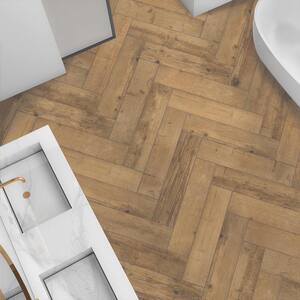 Denali Sunset Brown 8 in. x 36 in. Matte Porcelain Floor and Wall Tile (9 cases / 122.4 sq. ft. / Pack)