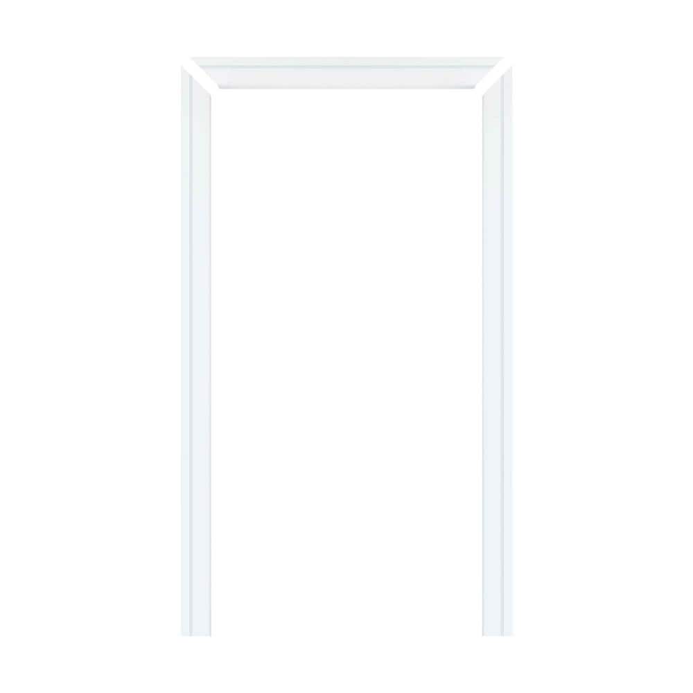Primed White Pine Wood Finger-Jointed Door Casing Molding