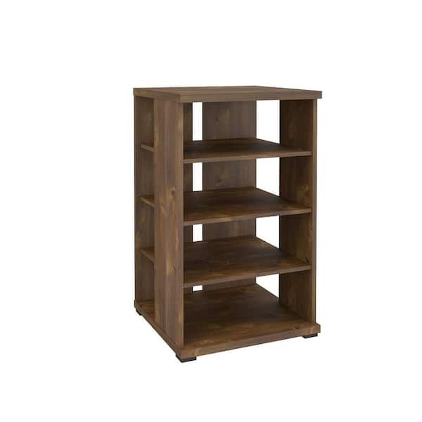 Nexera Jasper Truffle Open Storage Audio Tower