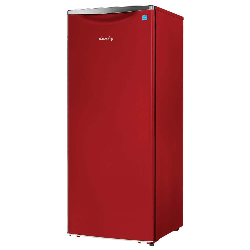 Scarlett Metallic Red Energy Star Retro Refrigerator