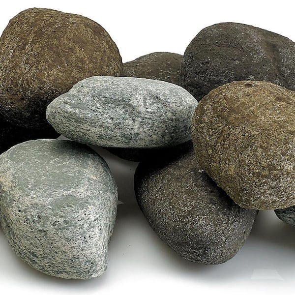 Natural Color Set Lite Stones - 15 Stone Set Includes 2 lbs. Small Lava Rock