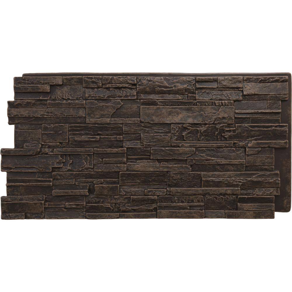 Cascade 48 5/8 in. x 1 1/4 in. Alder Creek Stacked Stone, StoneWall Faux Stone Siding Panel price history on PriceWatchPro