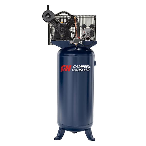 Campbell Hausfeld 2 Stage 60 Gal Stationary Electric Air Compressor Xc602100 The Home Depot [ 600 x 600 Pixel ]
