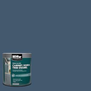 1 qt. #S500-7 Infinite Deep Sea Semi-Gloss Enamel Interior/Exterior Cabinet, Door & Trim Paint