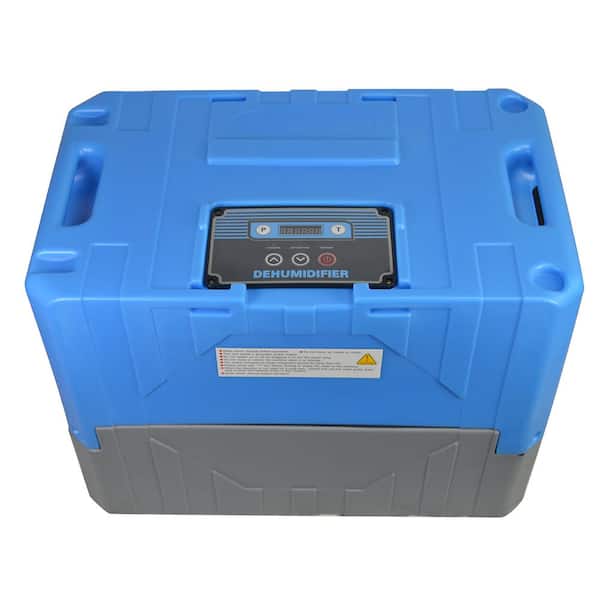 85 pints/day Bucketless Dehumidifier Blue with 16ft Drain hose
