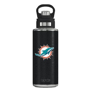 NFL MIA DLPHNS LOGO BK 32 oz. Wide Mouth Water Bottle Powder Coated Standard Lid