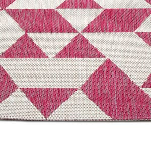 Soleri Collection Pink 3'11" x 5'11" Rectangle Residential Indoor-Outdoor Area Rug