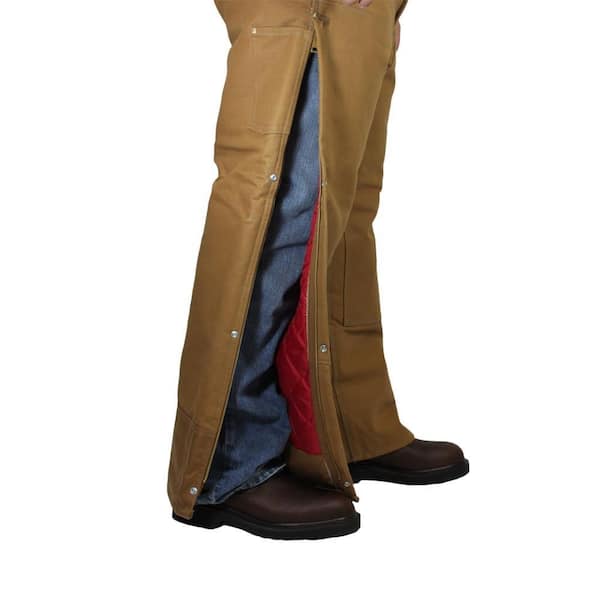 Men's Carhartt Insulated Duck Zip-To-Thigh Bib Overalls