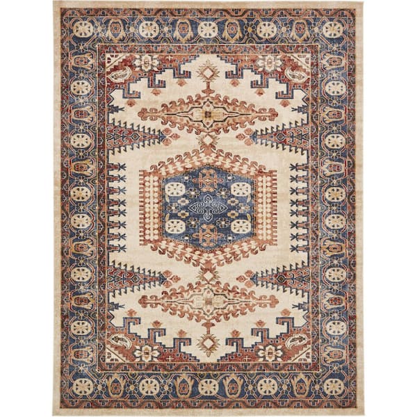 Unique Loom Utopia Larissa Beige 9' 0 x 12' 0 Area Rug