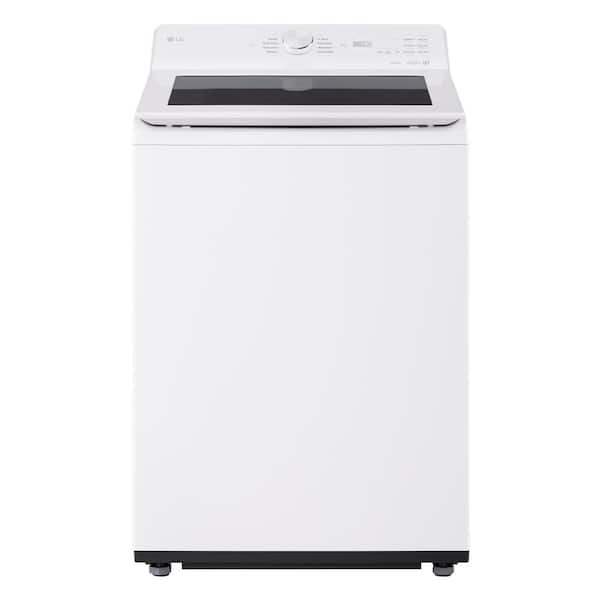 LG 4.8 cu.ft. SMART Top Load Washer in Alpine White with 4-way Agitator, Easy Unload and AI Sensing