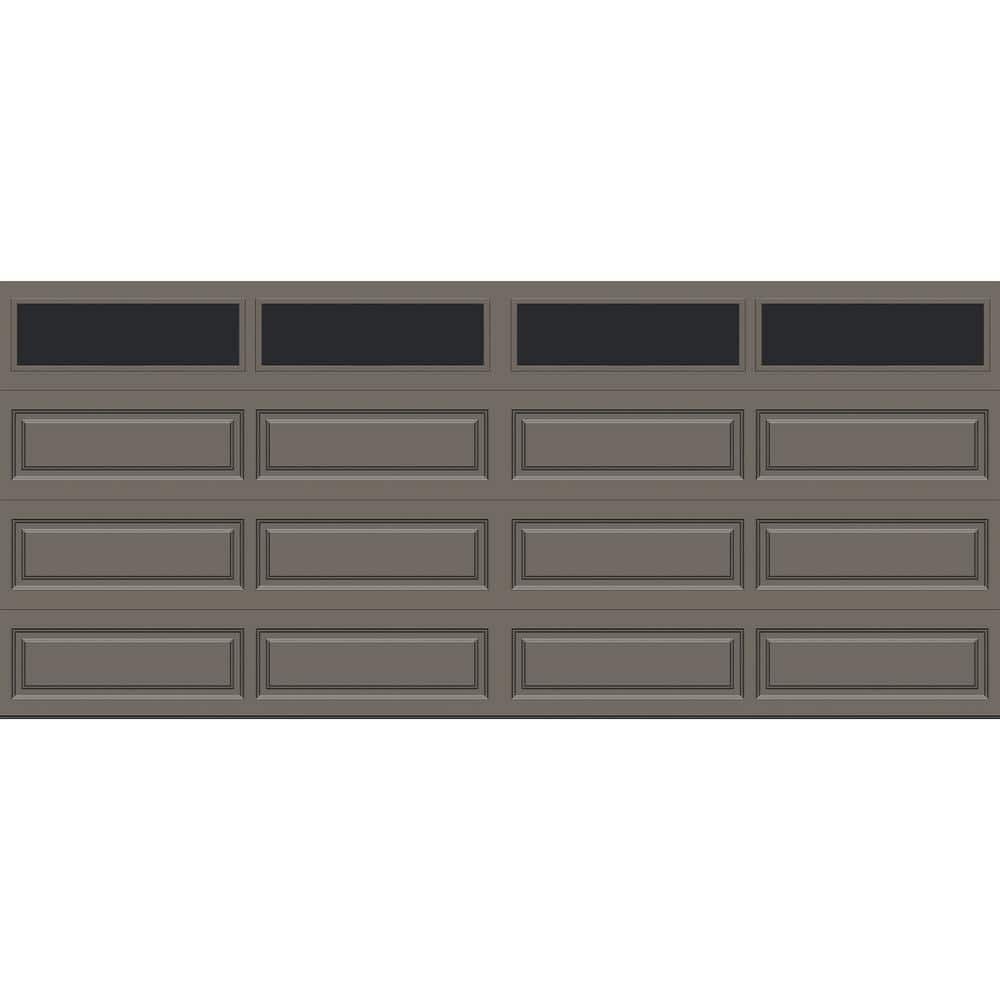 Clopay Classic Steel Long Panel 16 ft. x 7 ft. Insulated 6.5 R-Value ...