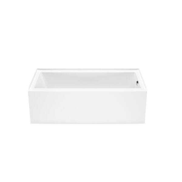 MAAX Bosca 60 in. x 30 in. AFR Acrylic Right Drain Rectangular Alcove ...