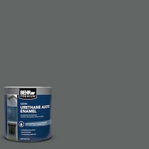 1 qt. #BXC-41 Charcoal Satin Enamel Urethane Alkyd Interior/Exterior Paint