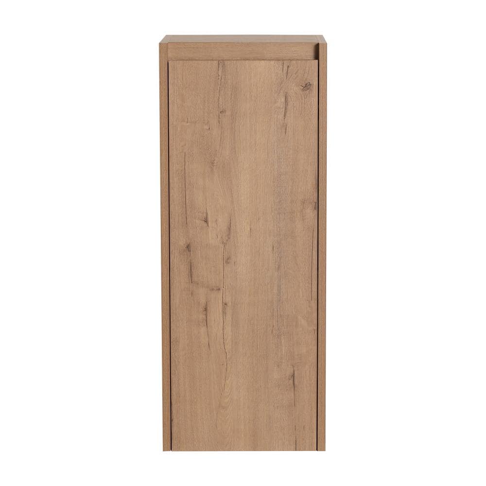 12 in. W x 10 in. D x 29.5 in. H Imitative Oak Plywood Bathroom Storage Wall Cabinet with Shelf in Yellow price history on PriceWatchPro