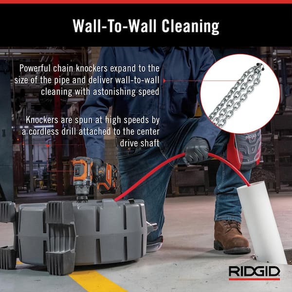 RIDGID K9-204 FlexShaft Wall-to-Wall Professional Drain Cleaning