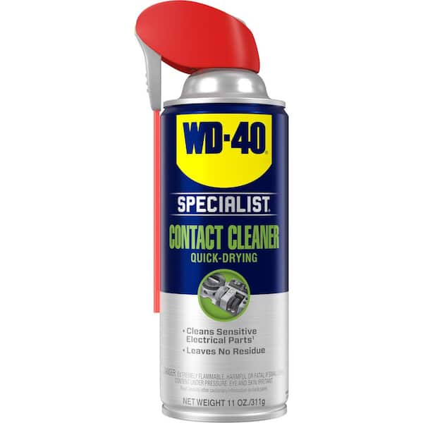 WD-40 SPECIALIST 11 oz. Contact Cleaner, Quick-Drying Electric Equipment Cleaner with Smart Straw