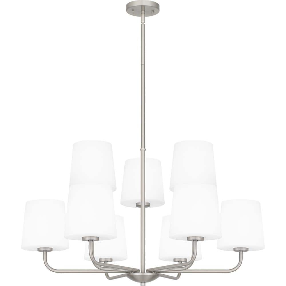 Gallagher 9 light Brushed Nickel Chandelier price history on PriceWatchPro
