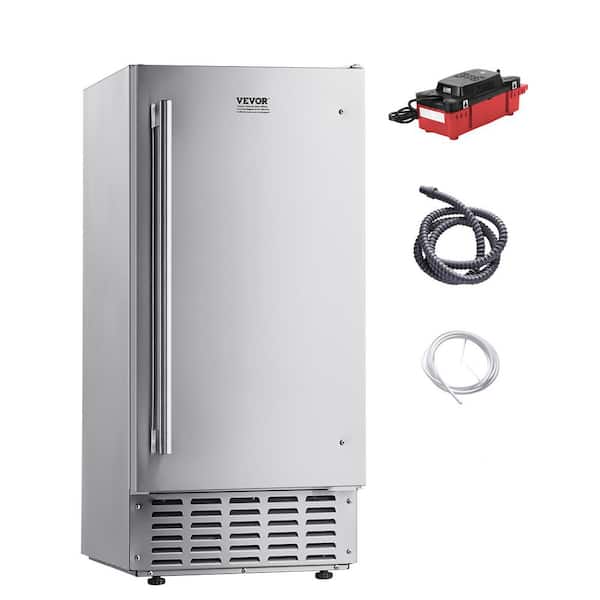 VEVOR Undercounter Ice Maker 66 lbs./Day Stainless Steel