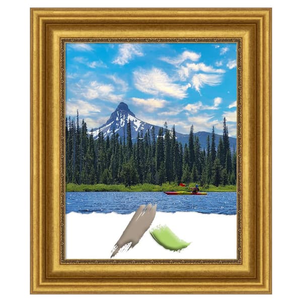 Parlor x Gold x Picture x Frame x Opening x Size x 16 x 20 x in.