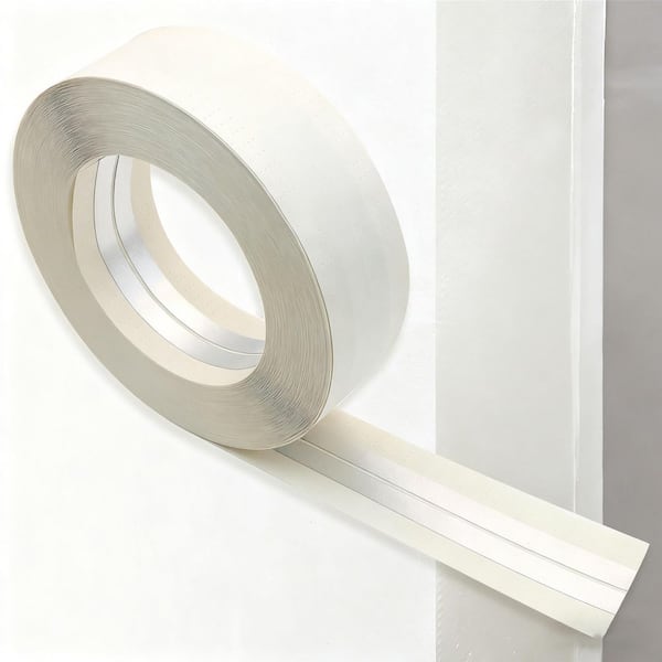 2 in. x 100 ft. Paper Roll Reinforced Drywall Corner Bead, Inside Drywall Corner Tape for Easy Repair, No-Adhesive Side