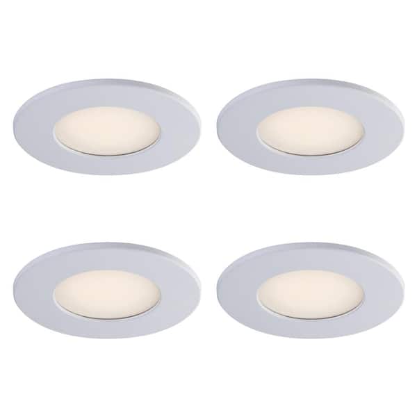 Persona Artiest Hedendaags Liteline SPEX Lighting-4-in. SelectableCCT5 Remodel Integrated LED Multi  Application Fixture (Wht, Blk, BN)Magnetic Trims(4-Pack) SL-MULTI4-8W-4 -  The Home Depot