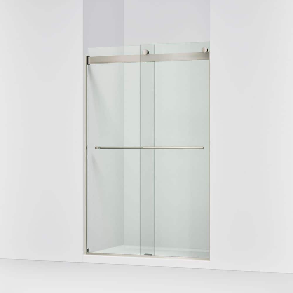 KOHLER Claro 45-48 in. W x 74 in. H Frameless Sliding Shower Door