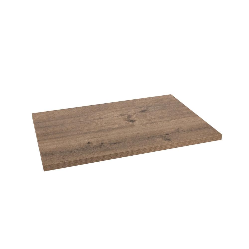 Closet Culture 16 in. x 23 in. Wood Shelf in Driftwood