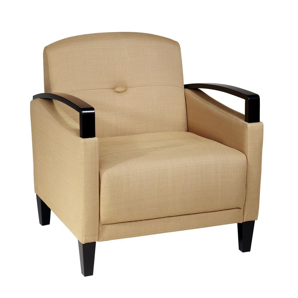 Indigo Blue Wood Accent Chair with Tapered Legs