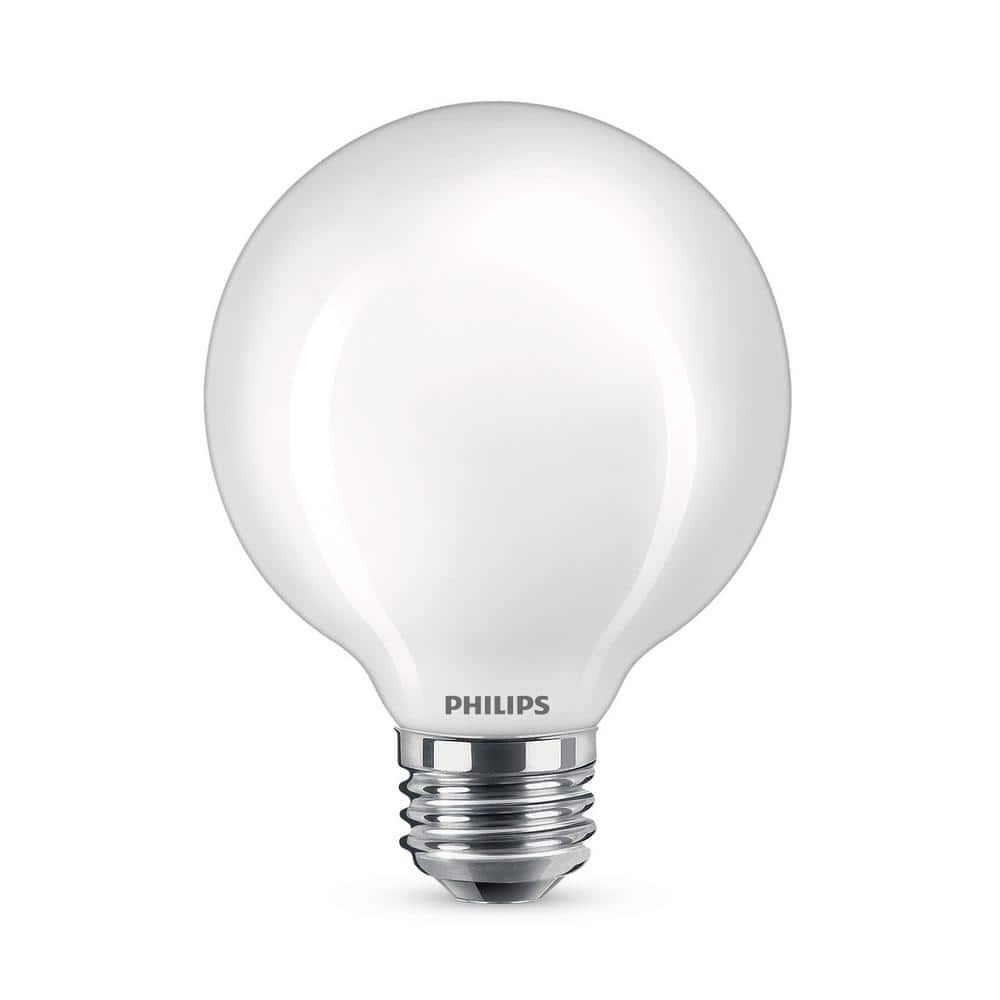 Philips Frosted G25 LED Decorative Light Bulb, 3-Pack