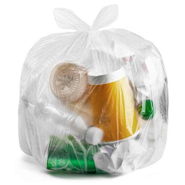 Perk™ 13 Gallon Scented Kitchen Trash Bag, 28 x 24, Low Density, 0.9 mil,  White, 100 Bags/Box (PK5
