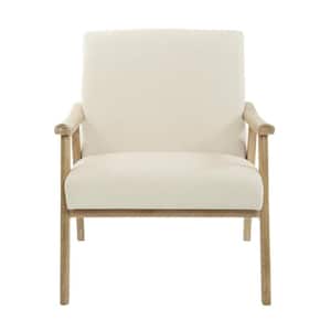 Weldon Linen Fabric with Brushed Frame Chair