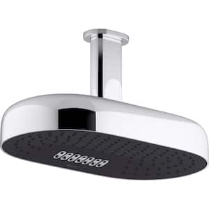 Statement 2-Spray Patterns with 2.5 GPM 12 in. Wall Mount Fixed Shower Head in Polished Chrome