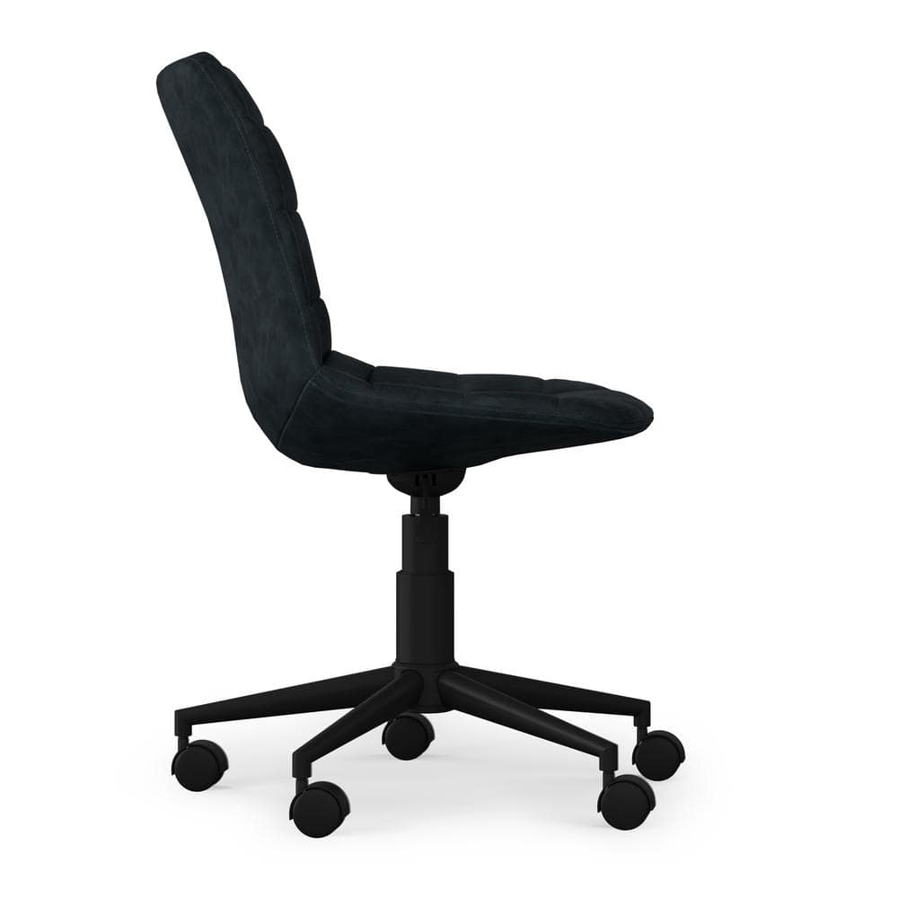 Chambers Distressed Blue Faux Leather Swivel Executive Chair