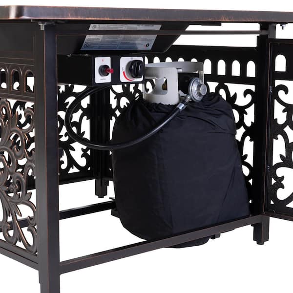 Sedona Cast Aluminum Gas Fire Table