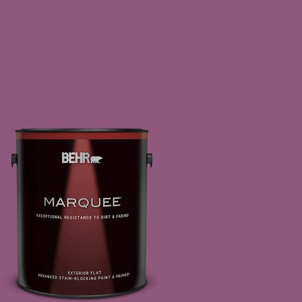 BEHR MARQUEE 1 gal. #PPU1-18 Peru Flat Exterior Paint & Primer