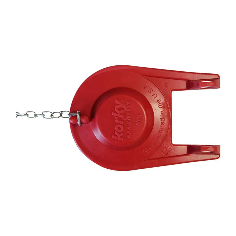 Korky Universal Red Rubber Toilet Flapper 3-Pack