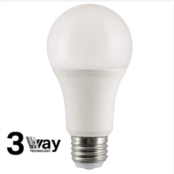 40/60/80-Watt Equivalent 3-Way A19 Non-Dimmable LED Light Bulb Selectable Color Temperature (1-Pack)