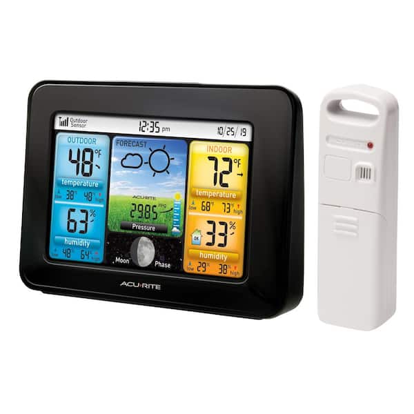 AcuRite Home Weather Station Weather-Resistant Indoor/Outdoor Detachable  Stand