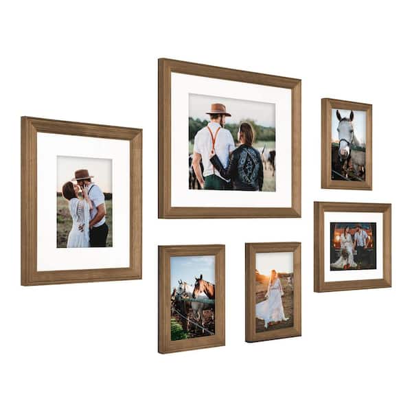 Buy Brown Polyresin Individual Kinsley Set Of 6 Collage Photo