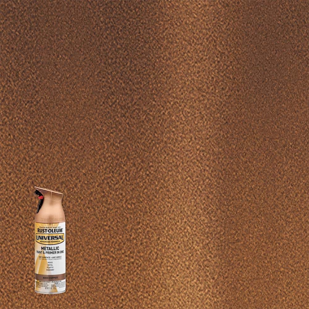 Rust-Oleum Pure Gold 245221 Universal All Surface Spray Paint, 11 oz,  Metallic, 11 Ounce (Pack of 2) 