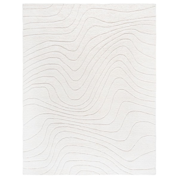 Vermont 8 ft. x 10 ft. Ivory Abstract Area Rug