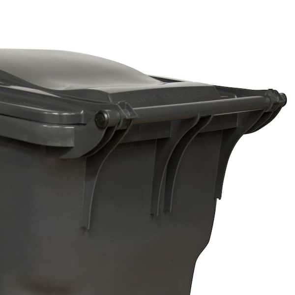 Market Price Maverick TH-95-BLU Trash Can, Polyethylene, 28-1/4