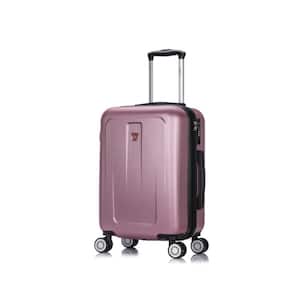 Crypto 20 in. Rose Gold Lightweight Hardside Spinner Carry-on